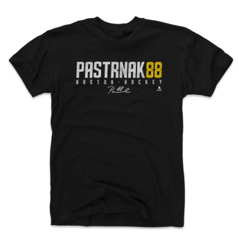 Boston Bruins pánské tričko David Pastrnak #88 WHT 500 Level black