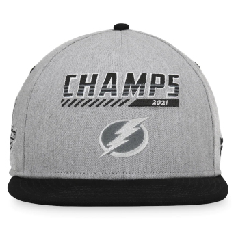 Tampa Bay Lightning čepice flat kšiltovka 2021 Stanley Cup Champions Snapback Adjustable