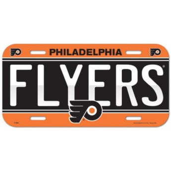 Philadelphia Flyers cedule na zeď License Plate Banner
