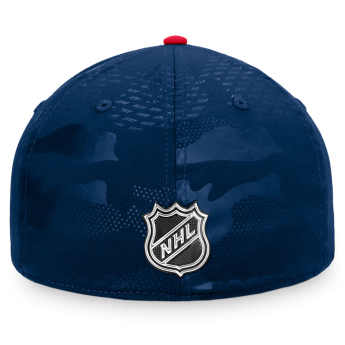 Columbus Blue Jackets čepice baseballová kšiltovka Authentic pro locker room flex hat - navy/red