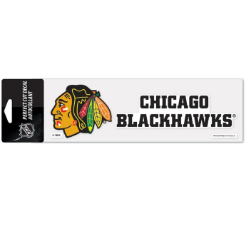 Chicago Blackhawks samolepka Logo text decal