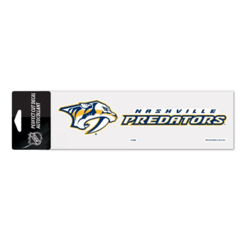 Nashville Predators samolepka Logo text decal