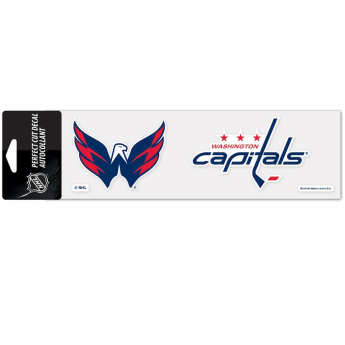 Washington Capitals samolepka logo text decal