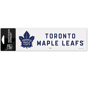 Toronto Maple Leafs samolepka logo text decal