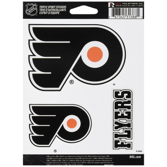 Philadelphia Flyers samolepka triple spirit stickers