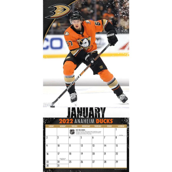 Anaheim Ducks kalendář 2022 wall calendar