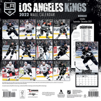 Los Angeles Kings kalendář 2022 wall calendar