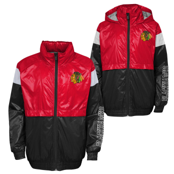 Chicago Blackhawks dětská bunda goal line stance full-zip windbreaker