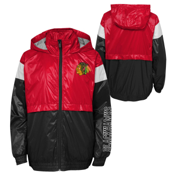 Chicago Blackhawks dětská bunda goal line stance full-zip windbreaker