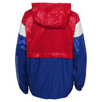 New York Rangers dětská bunda s kapucí Goal Line Stance Full-Zip Windbreaker