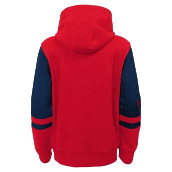 Washington Capitals dětská mikina s kapucí faceoff colorblocked fleece full-zip