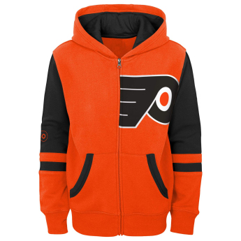 Philadelphia Flyers dětská mikina s kapucí faceoff colorblocked fleece full-zip
