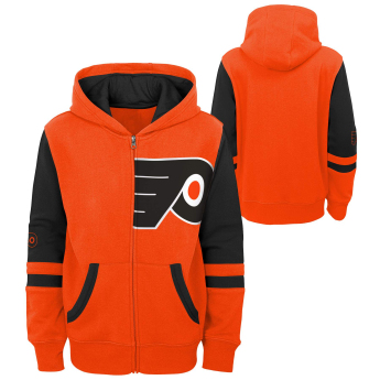 Philadelphia Flyers dětská mikina s kapucí faceoff colorblocked fleece full-zip