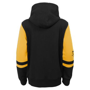 Pittsburgh Penguins dětská mikina s kapucí faceoff colorblocked fleece full-zip