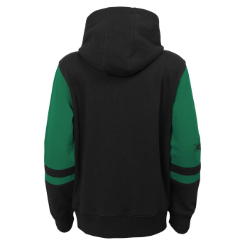 Dallas Stars dětská mikina s kapucí faceoff colorblocked fleece full-zip