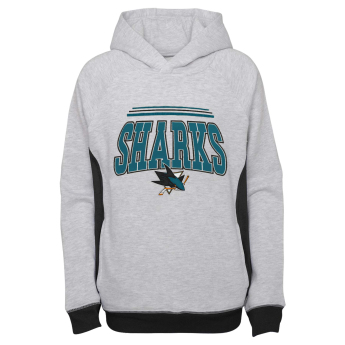 San Jose Sharks dětská mikina s kapucí power play raglan pullover