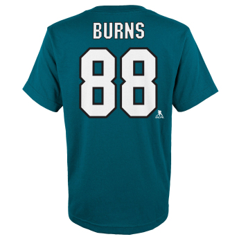 San Jose Sharks dětské tričko Burns 88 Player Name & Number