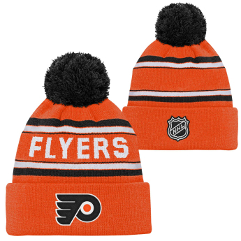Philadelphia Flyers dětská zimní čepice wordmark cuffed pom