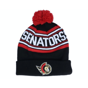 Ottawa Senators dětská zimní čepice wordmark cuffed pom