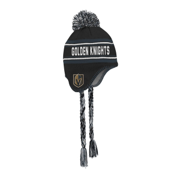 Vegas Golden Knights dětská zimní čepice Jacquard tassel