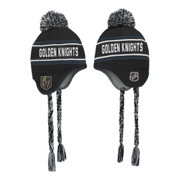 Vegas Golden Knights dětská zimní čepice Jacquard tassel
