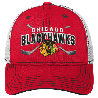 Chicago Blackhawks dětská čepice baseballová kšiltovka core lockup trucker snapback