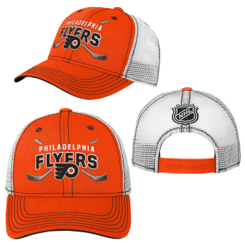 Philadelphia Flyers dětská čepice baseballová kšiltovka core lockup trucker snapback