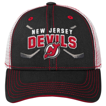 New Jersey Devils dětská čepice baseballová kšiltovka core lockup trucker snapback