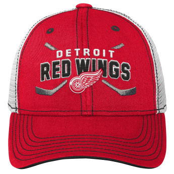 Detroit Red Wings dětská čepice baseballová kšiltovka core lockup trucker snapback