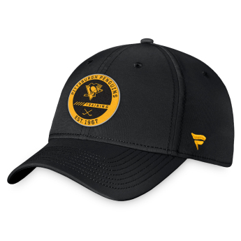 Pittsburgh Penguins čepice baseballová kšiltovka authentic pro training flex cap