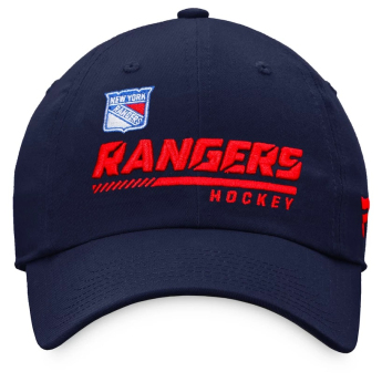 New York Rangers čepice baseballová kšiltovka Authentic Pro Locker Room Unstructured Adjustable Cap