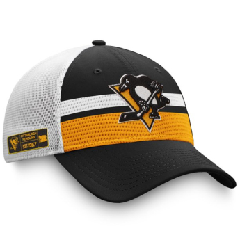 Pittsburgh Penguins čepice baseballová kšiltovka authentic pro draft structured trucker cap