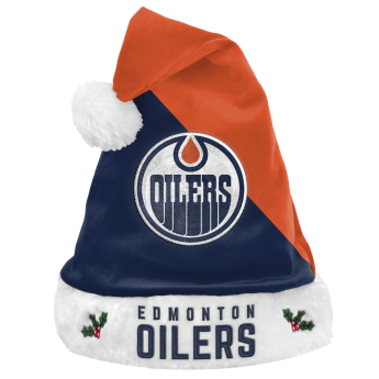 Edmonton Oilers zimní čepice foco colorblock santa hat
