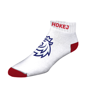Hokejové reprezentace ponožky Czech Republic logo lion ankle