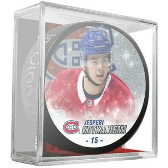 Montreal Canadiens puk glitter puck Jesperi Kotkaniemi #15