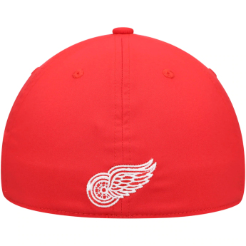 Detroit Red Wings čepice baseballová kšiltovka 2021 locker room aeroready flex hat - red