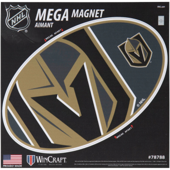 Vegas Golden Knights magnetka big logo