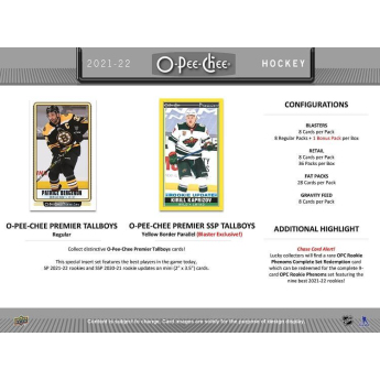 NHL boxy hokejové karty NHL upper deck o-pee-chee blaster box