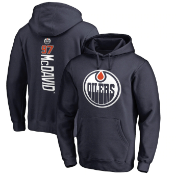 Mikina Connor McDavid #97 Edmonton Oilers Backer Name & Number Pullover Hoodie