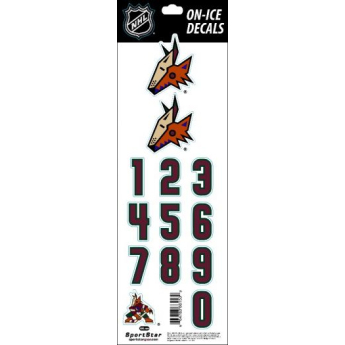 Arizona Coyotes samolepky na helmu decals alternative