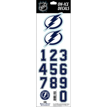 Tampa Bay Lightning samolepky na helmu decals royal