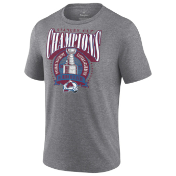 Colorado Avalanche pánské tričko 2022 Stanley Cup Champions Banner Tri-Blend