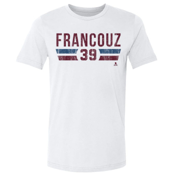 Colorado Avalanche pánské tričko Pavel Francouz #39 Font White