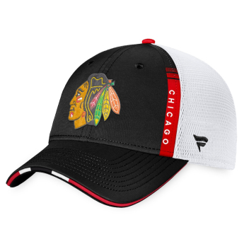 Chicago Blackhawks čepice baseballová kšiltovka 2022 NHL Draft Authentic Pro On Stage Trucker Adjustable