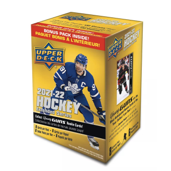 NHL boxy hokejové karty NHL 2021-22 Upper Deck Extended Series Hockey Blaster Box