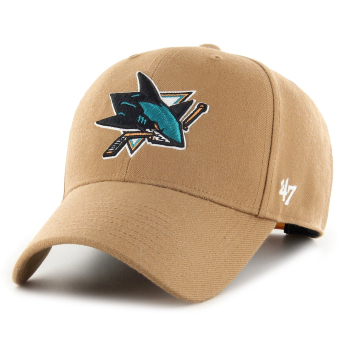 San Jose Sharks čepice baseballová kšiltovka ’47 MVP Snapback camel beige