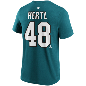 San Jose Sharks pánské tričko Tomas Hertl #48 Name & Number Graphic