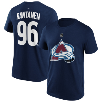 Colorado Avalanche pánské tričko Mikko Rantanen #96 Name & Number Graphic navy