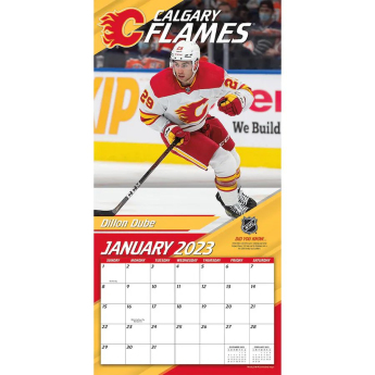 Calgary Flames kalendář 2023 Wall Calendar