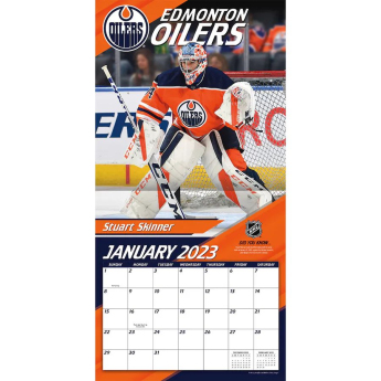 Edmonton Oilers kalendář 2023 Wall Calendar